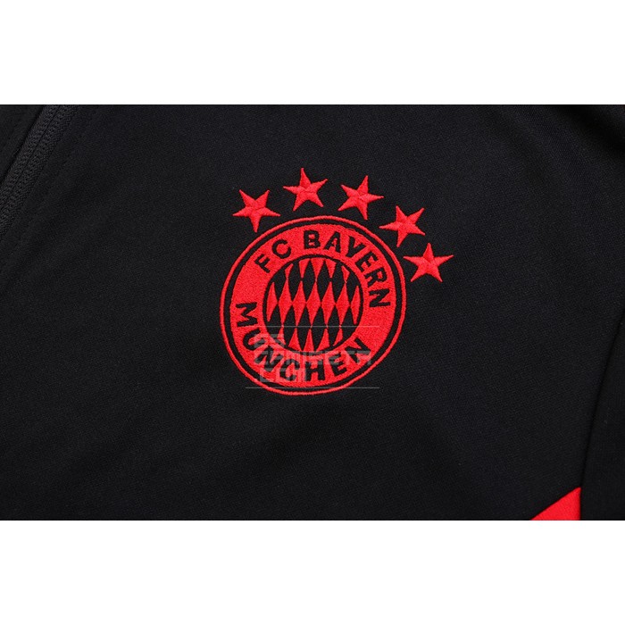 Chandal de Chaqueta del Bayern Munich 22-23 Negro - Haga un click en la imagen para cerrar